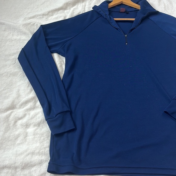 Patagonia Quarter Zip Pullover Sweater Capilene Blue Size Extra Large - Picture 8 of 9